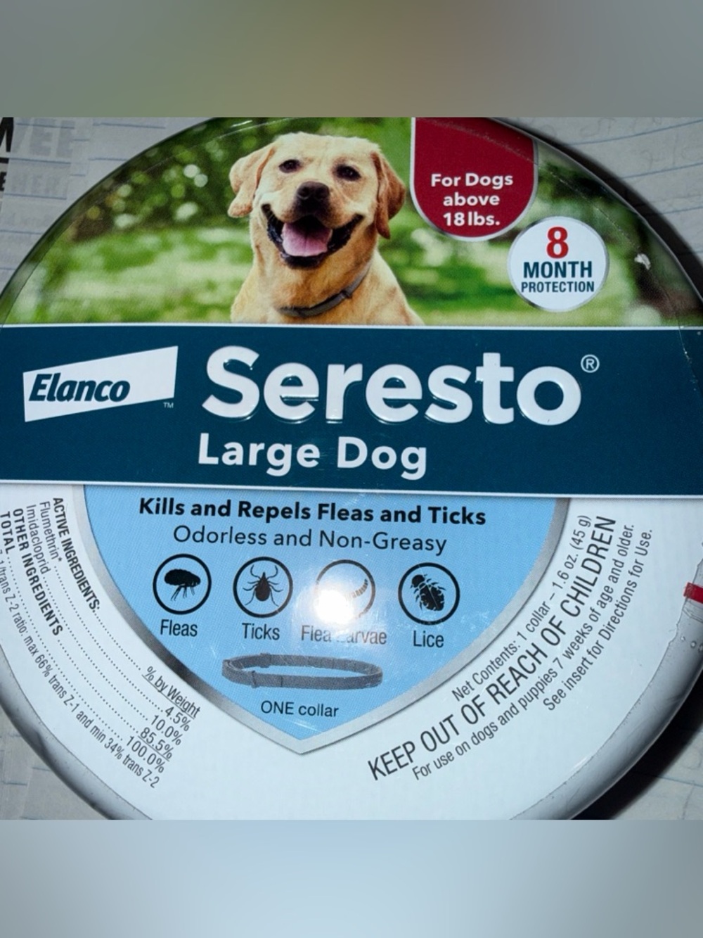 Seresto Large Dog Flea & Tick Collar